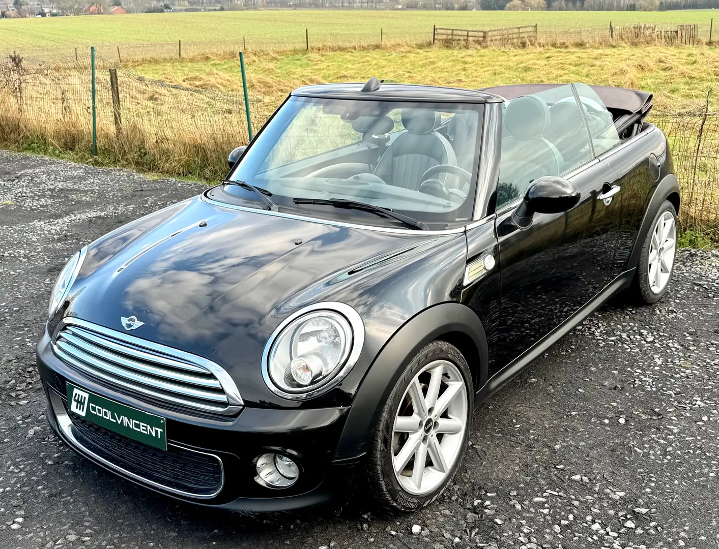 MINI Cooper D Cabrio Cabriolet 1.6 DPF Cuir Climatisation JA 17' Коричневий - 2