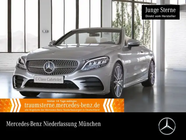 Mercedes-Benz C 400 Cabrio 4M AMG+LED+KAMERA+19"+HUD+KEYLESS+9G