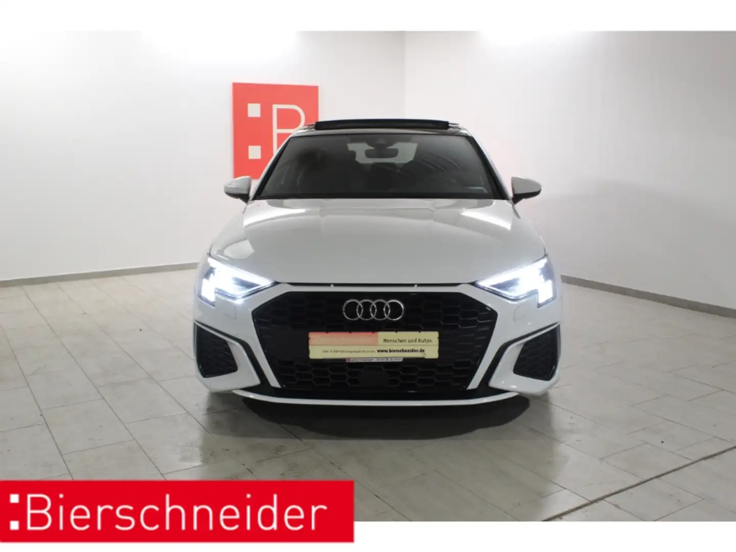 Audi A3 Limo 35 TFSI S tronic 2x S-Line  Black Style ACC M Weiß - 2