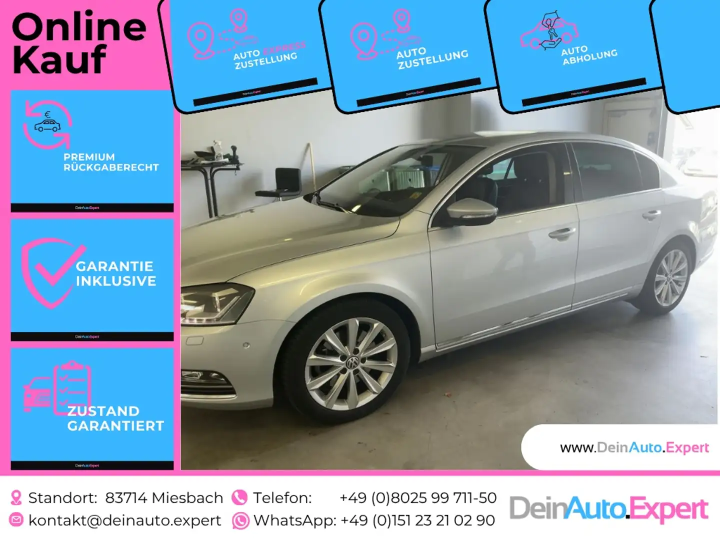 Volkswagen Passat 2.0 TSI (210 PS) Highline *Xenon*SHZG*LEDER*NAVI* Plateado - 1