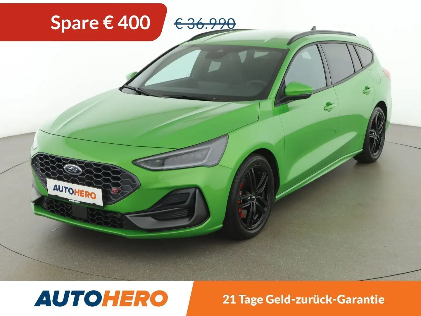 Ford Focus 2.3 EcoBoost ST X Aut. *HUD*LED*ACC*NAVI*CAM*SPUR* Grün - 1