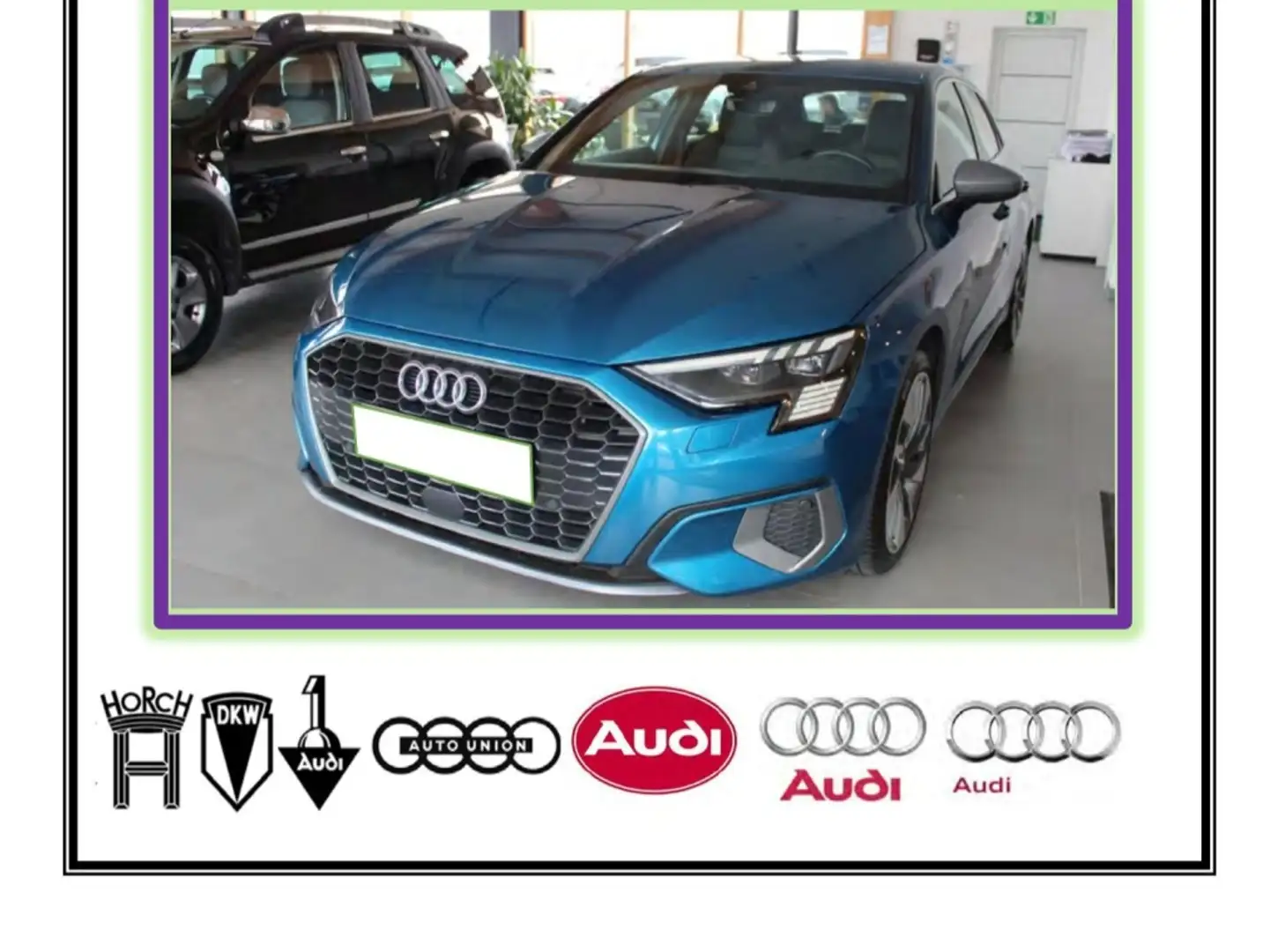 Audi A3 Sportback 35TDI S tronic Azul - 1