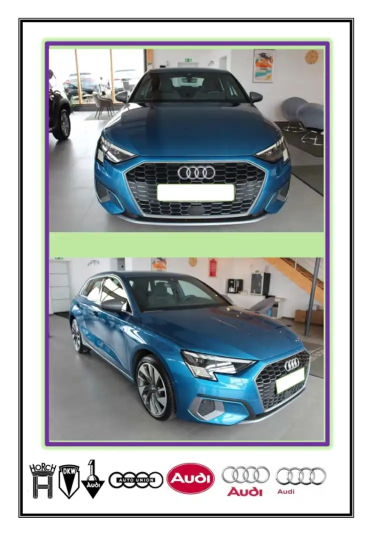 Audi A3 Sportback 35TDI S tronic Azul - 2