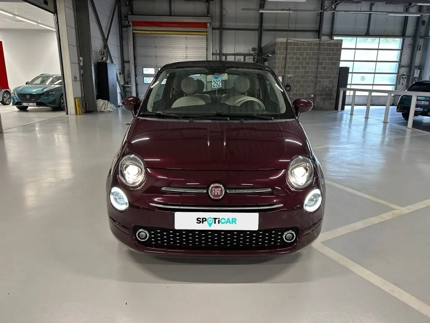 Fiat 500 1.2 8v 69hp Mirror Salon 2019 Fioletowy - 2
