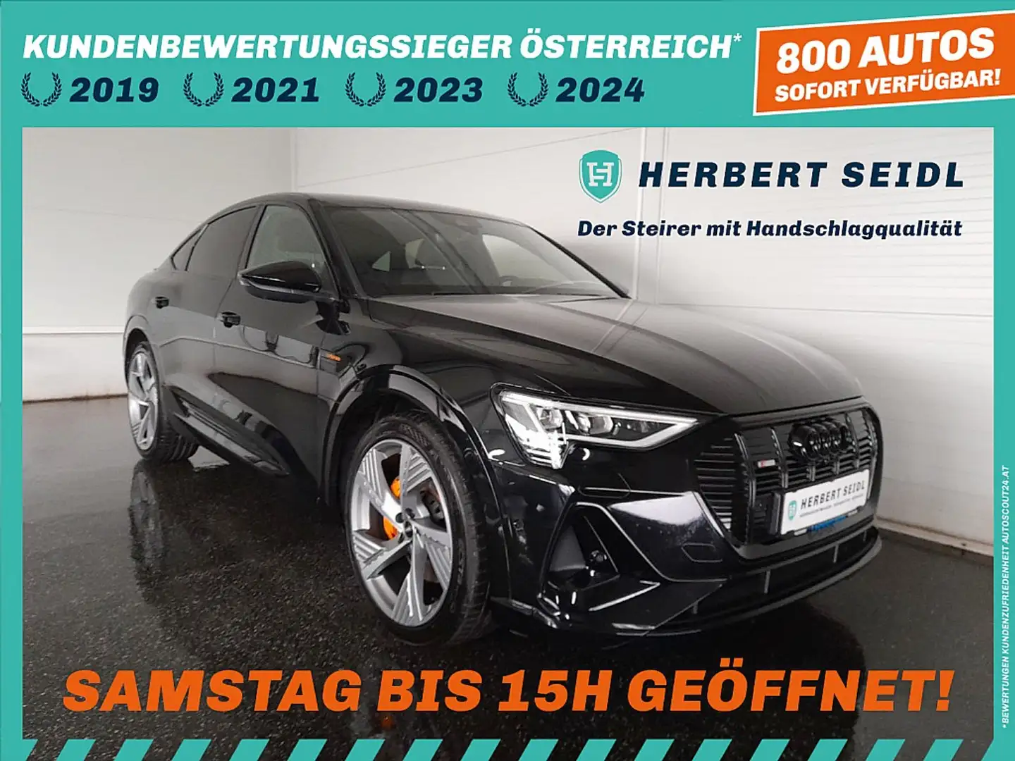 Audi e-tron SB 55 quattro S-LINE *NP: € 107.461,- / 22 ZOLL... Чёрный - 1