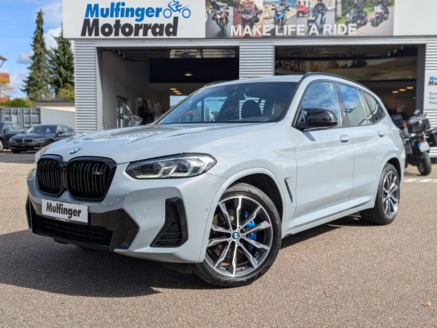 BMW X3 M 40d Standheiz.Ad-Fahrw.Kamera Ha/Ka.AHK 20" Grigio - 2