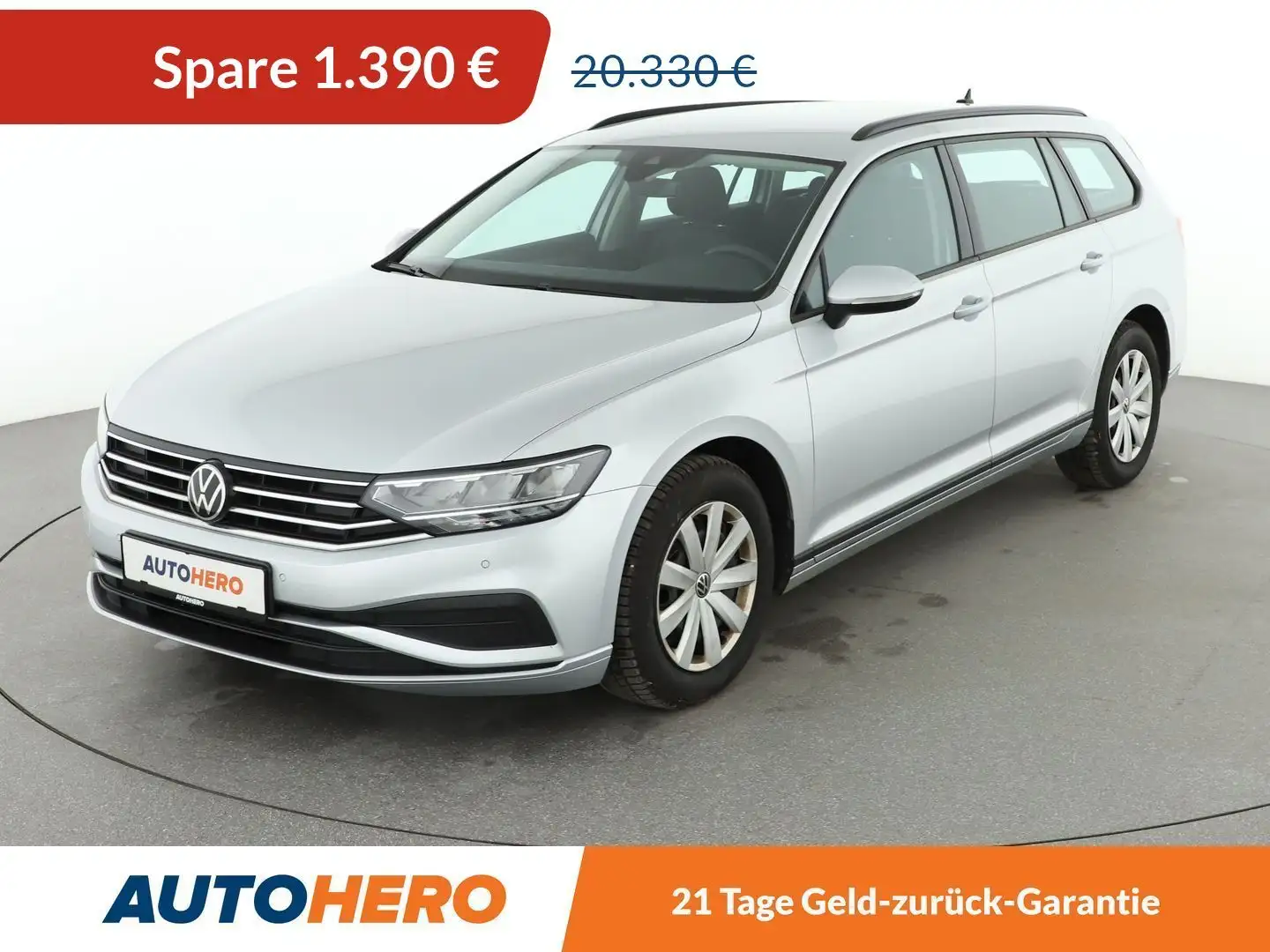 Volkswagen Passat 2.0 TDI Aut.*NAVI*LED*PDC*SHZ*KLIMA*GARANTIE* Silber - 1