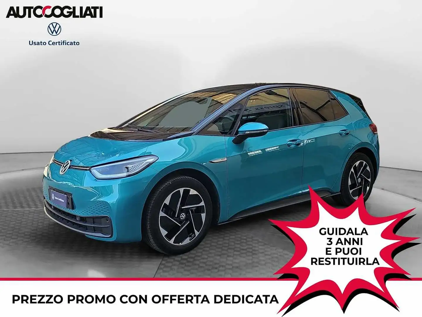 Volkswagen ID.3 ID3 PRO BATTERIA 58KWH Negru - 1