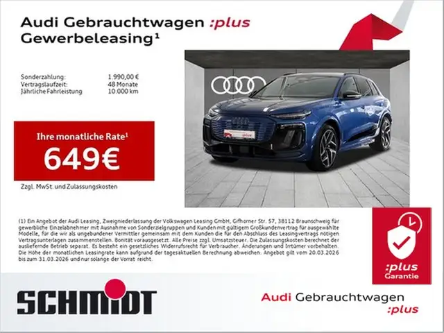 Audi SQ6 e-tron Edition One LM21 Pano Luft HuD B&O AHK