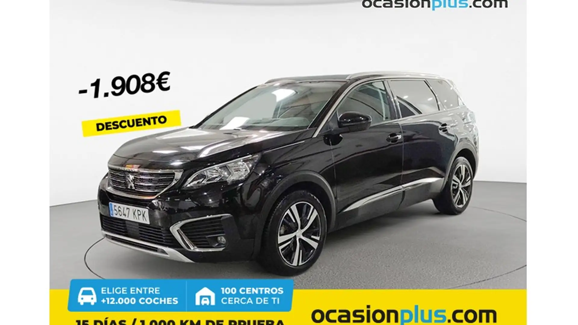 Peugeot 5008 1.6 BlueHDI Allure 7 pl. EAT6 120 Negro - 1