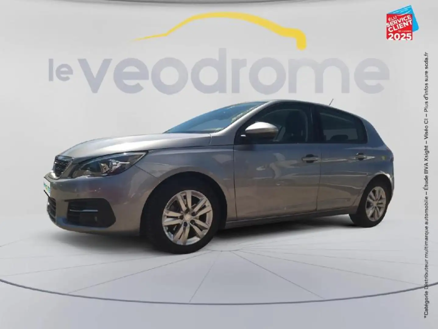 Peugeot 308 1.2 PureTech 130ch S\u0026S Allure Pack Gris - 1