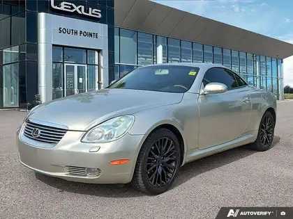 Silver 2004 Lexus SC Convertible Rear-Wheel Drive Automatic