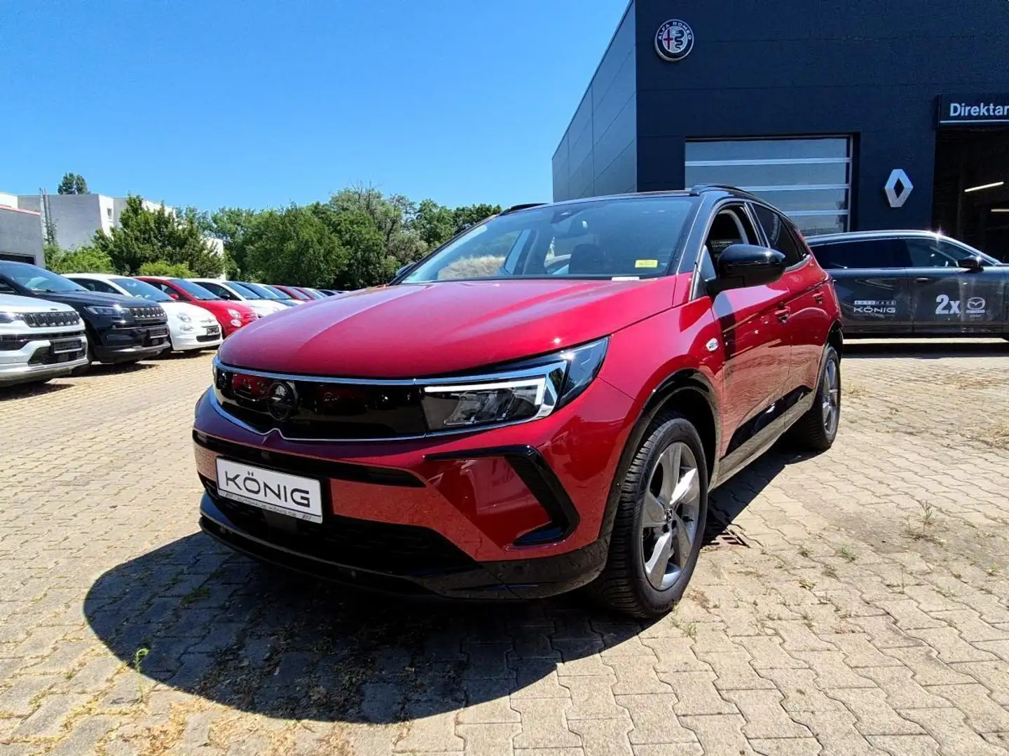 Opel Grandland X X GS 1.2T Alcantara Navi Rot - 1