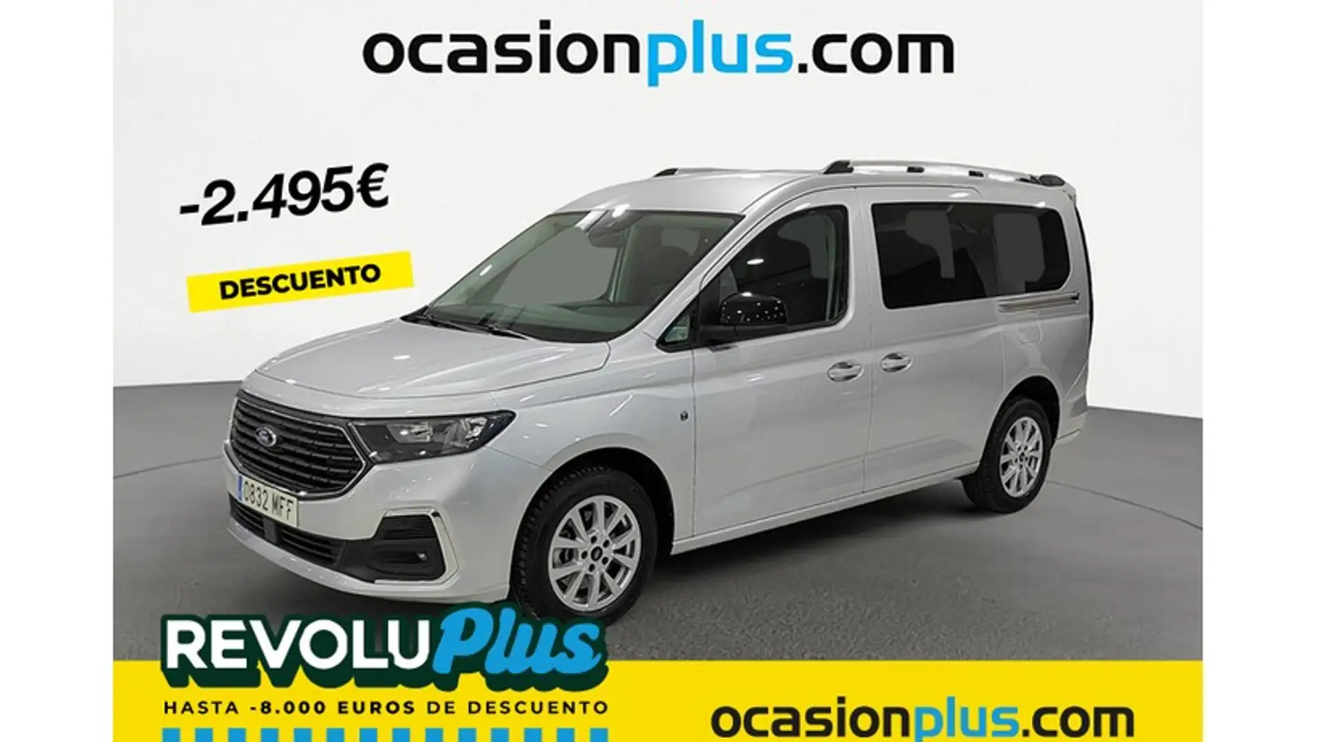 Ford Tourneo Connect Grand 2.0 Ecoblue LWB L2 Titanium 122 Aut. Silber - 1
