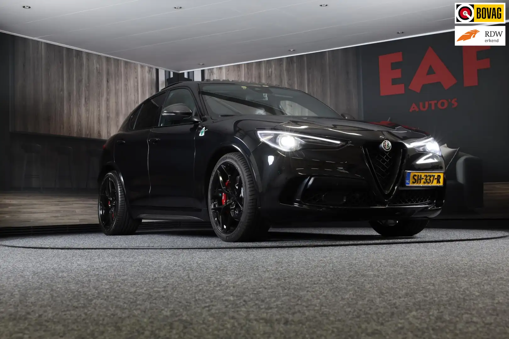 Alfa Romeo Stelvio 2.9 V6 AWD Quadrifoglio / 510 Pk / PPF / Acc / Lan Schwarz - 1