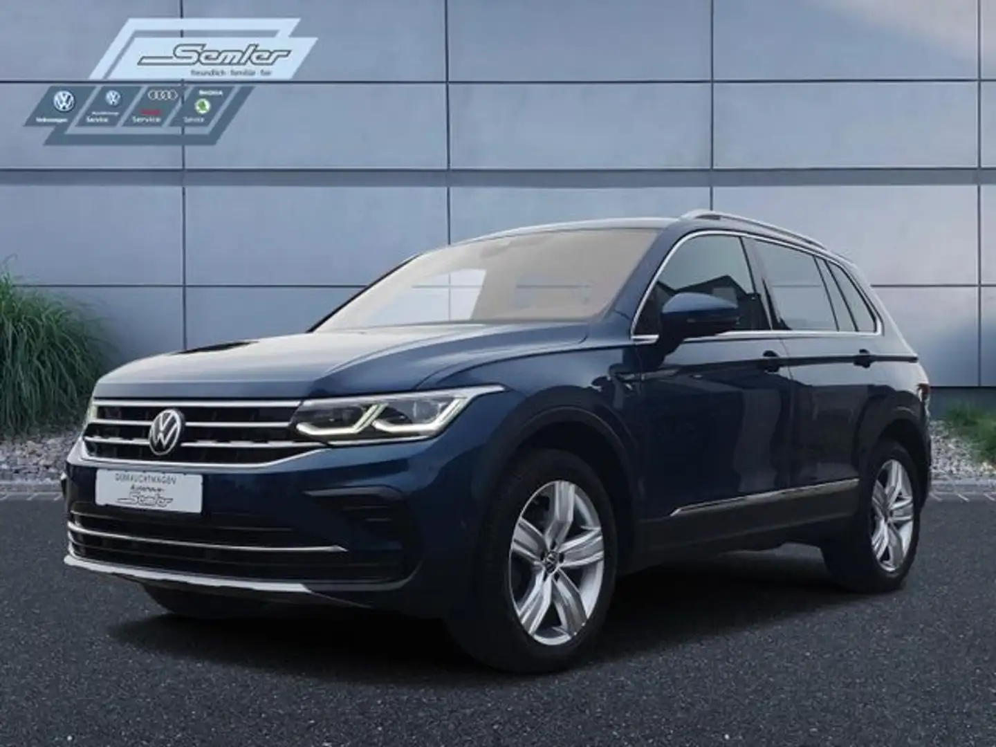Volkswagen Tiguan Elegance 2.0 TDI DSG 4M ACC LEDER MATRIX Blauw - 2