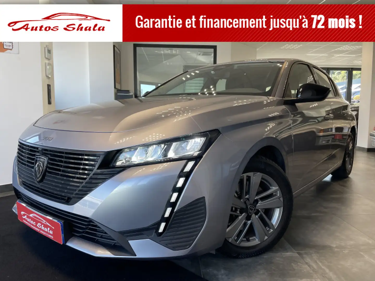 Peugeot 308 1.5 BLUEHDI 130CH S\u0026S ACTIVE PACK EAT8 Gris - 1
