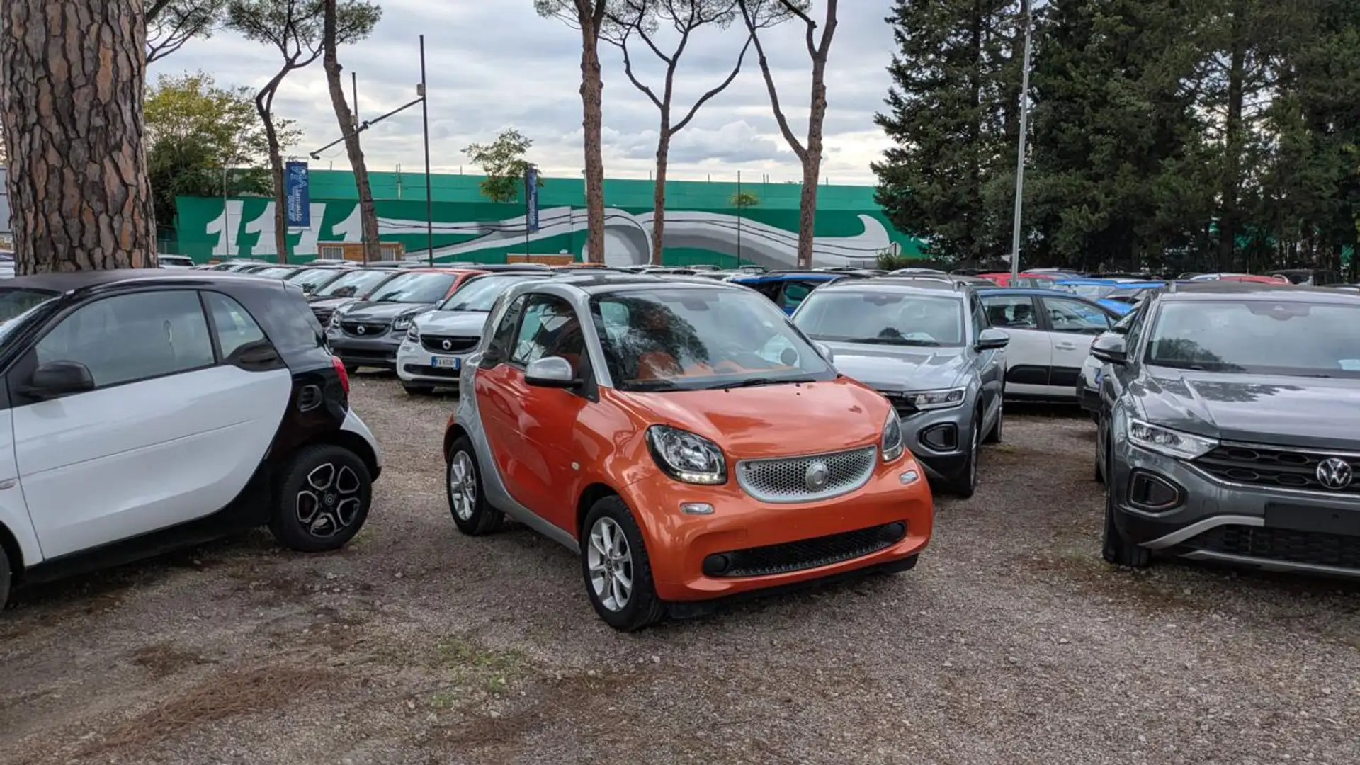 smart forTwo 1.0cc 71cv TETTO PANORAMICO CRUISE CONTROL Naranja - 1