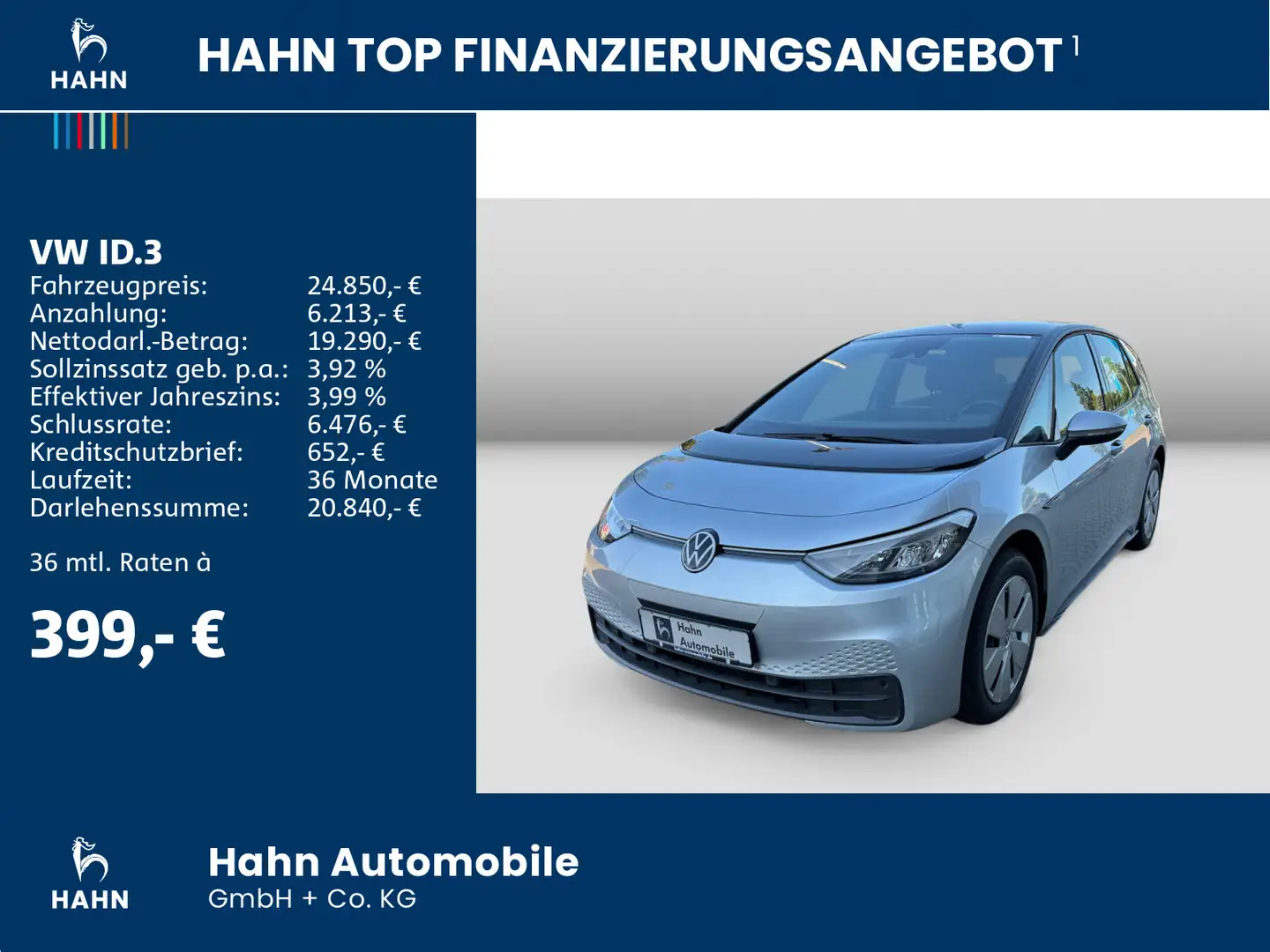 Volkswagen ID.3 Pro Performance APP-CONNECT CAM LED NAVI Argintiu - 2