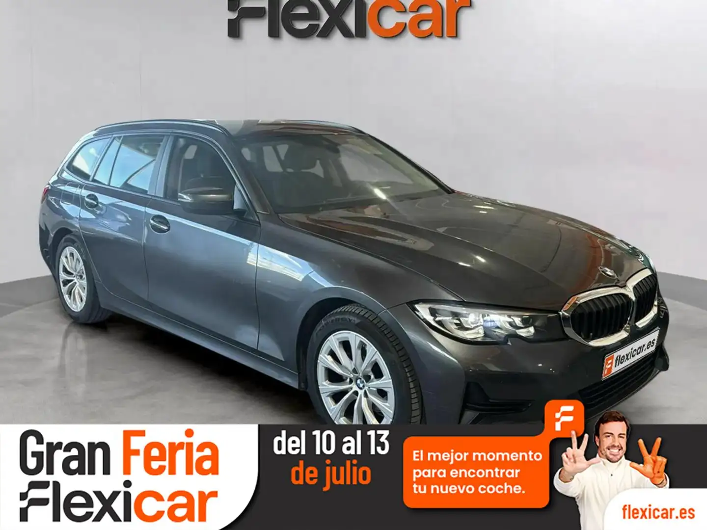 BMW 318 318d Auto.Touring Gris - 1