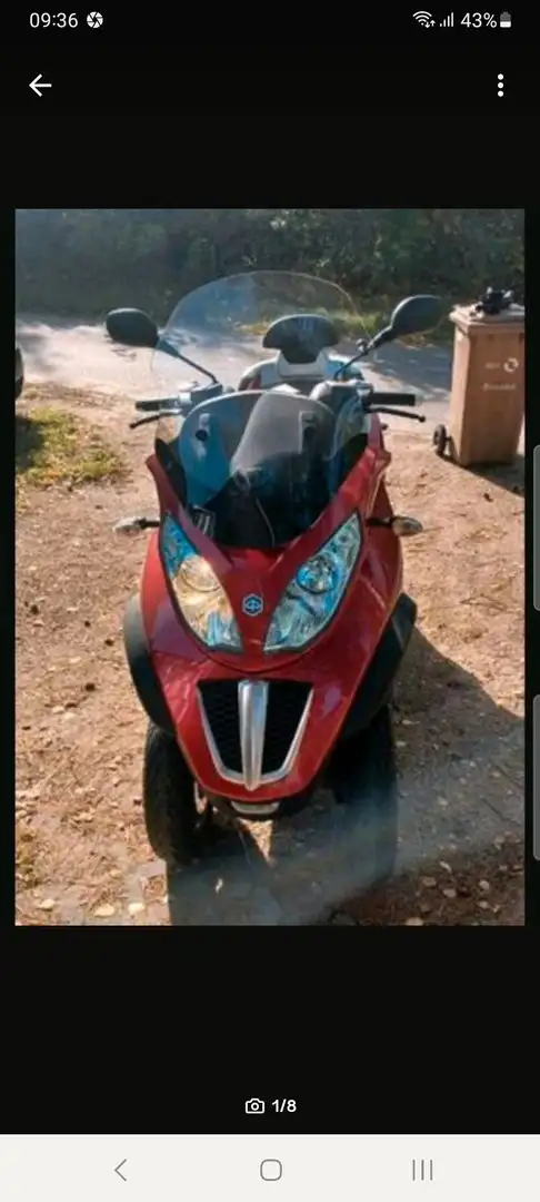 Piaggio MP3 400 LT Rouge - 2