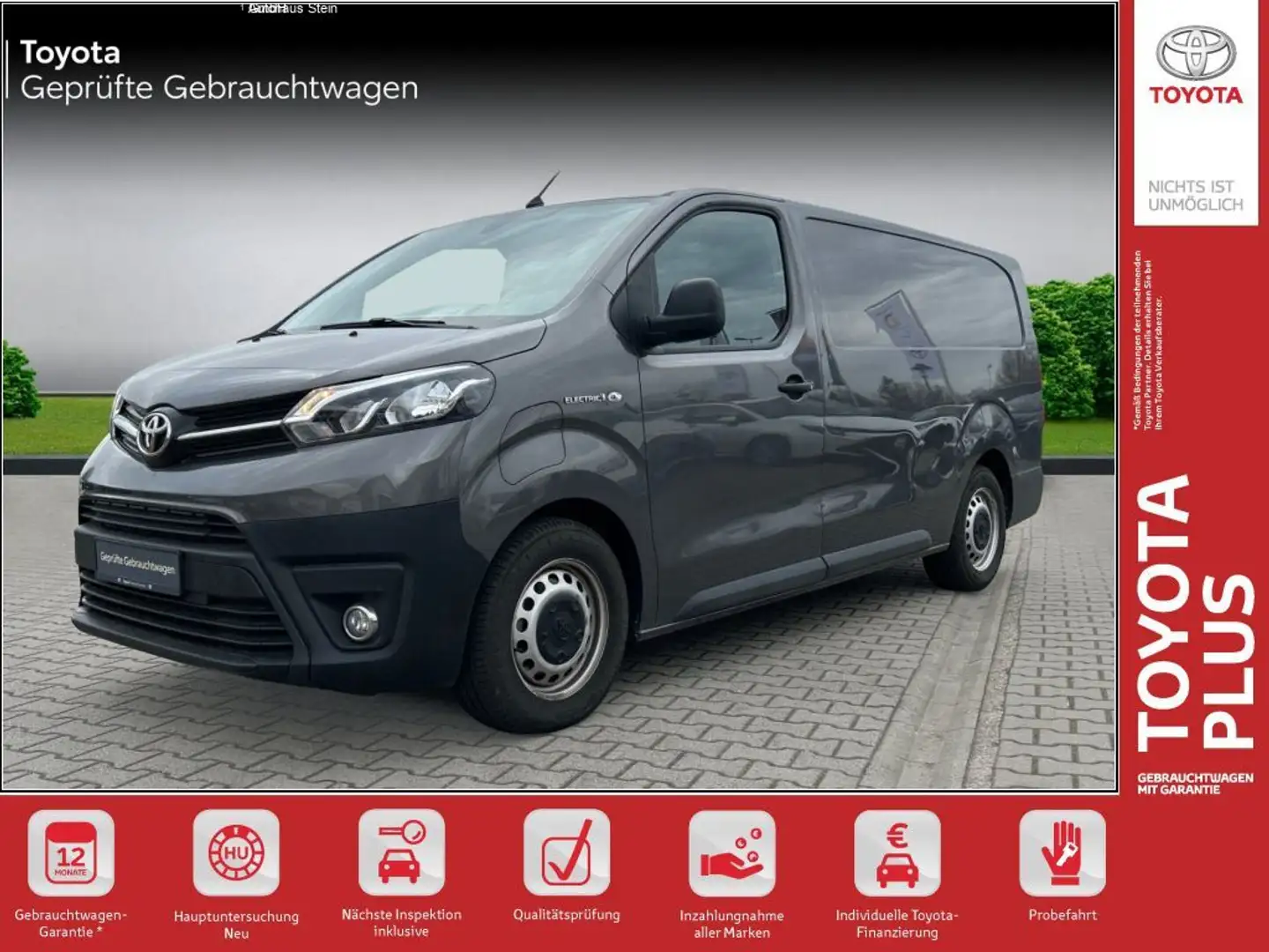Toyota Proace Electric (75 kWh) L2 Comfort Grau - 1