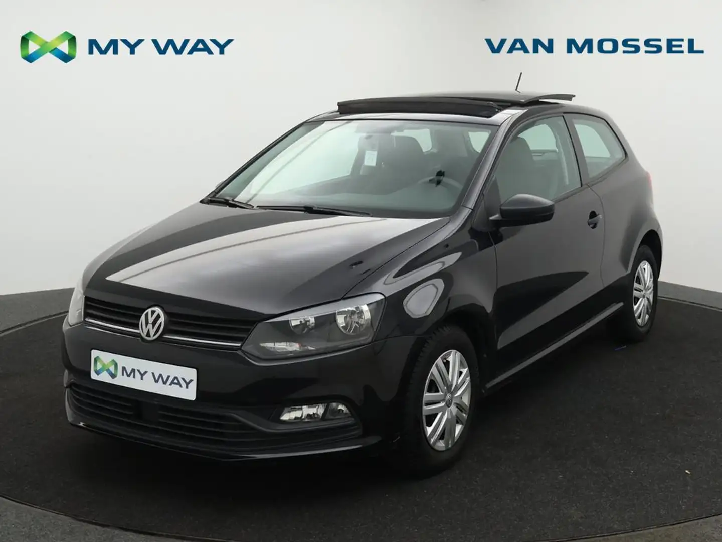 Volkswagen Polo Polo Trendline 1.0MPI 60PK *PANORAMISCH DAK*RADIO* Noir - 1