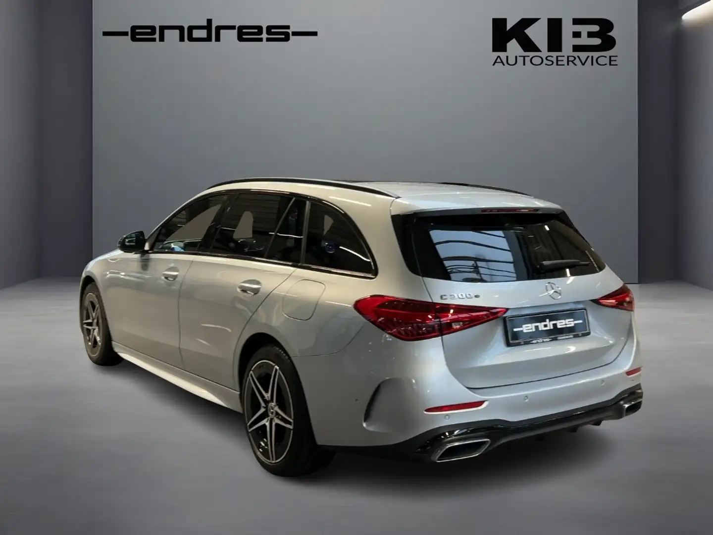 Mercedes-Benz C 300 T e AMG Line +LED+Wide+MBUX+Pano+HUD+Navi Argent - 2