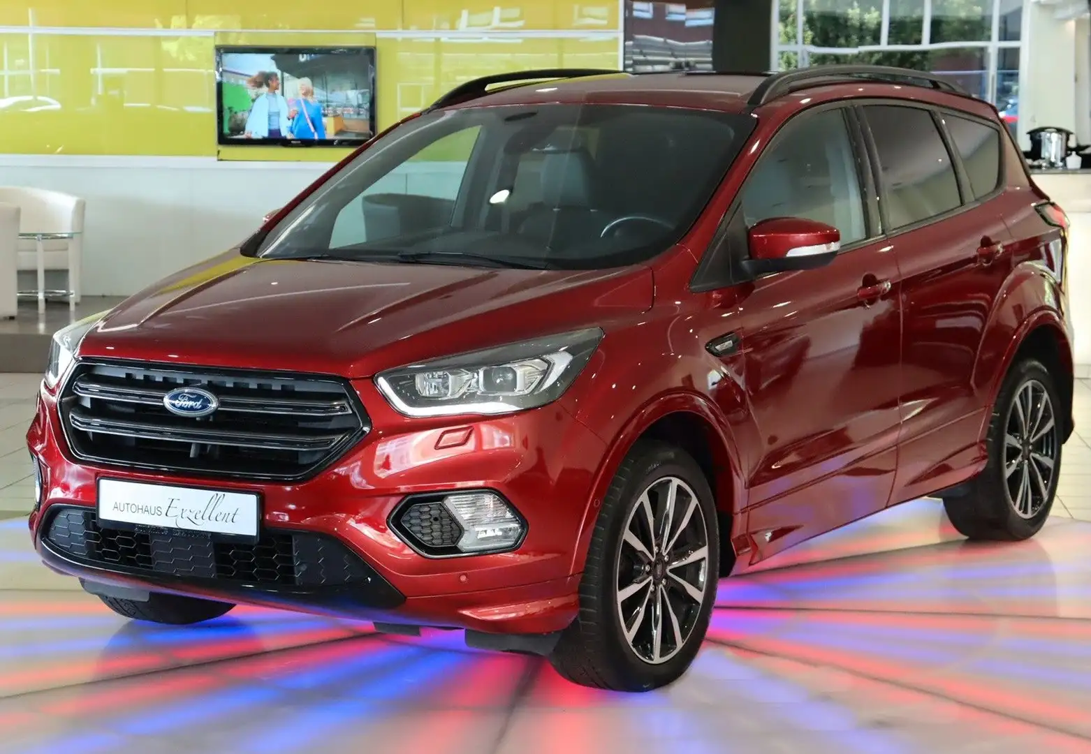 Ford Kuga ST-Line*LEDER*SHZ*NAVI*KAMERA*XENON*LHZ*ALU Rot - 1
