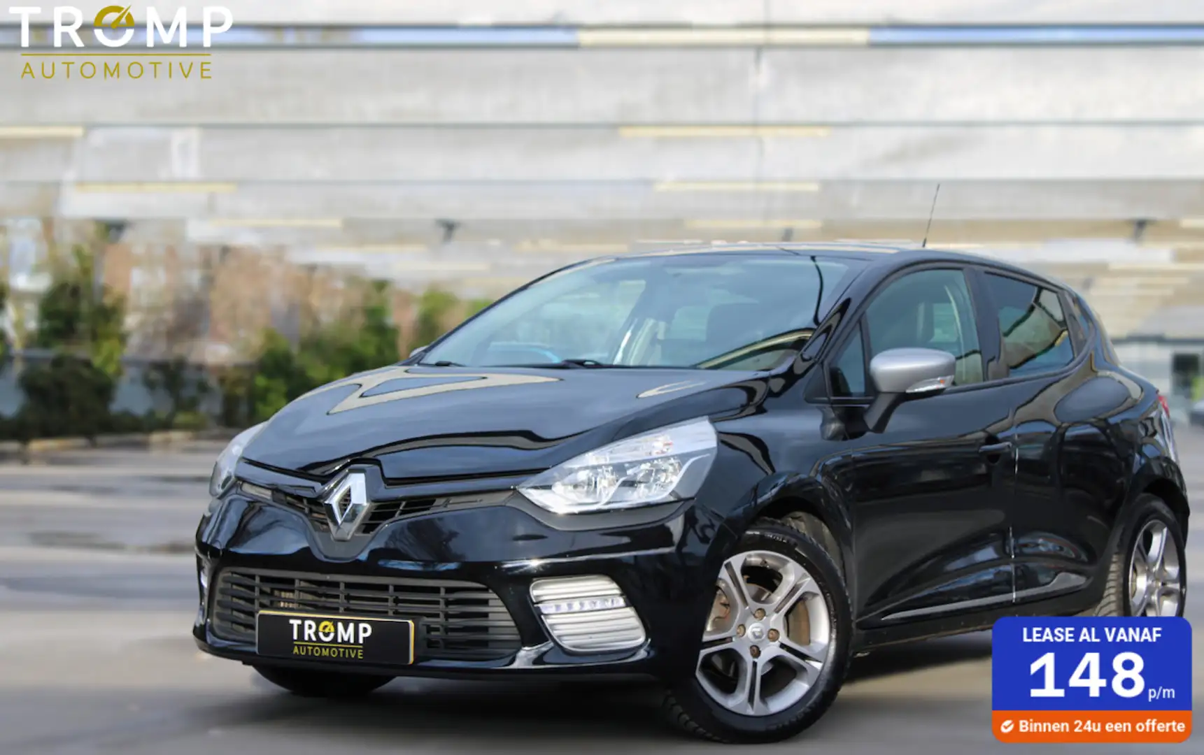 Renault Clio 0.9 TCe GT-Line | Origineel NL | Super netjes! Zwart - 1