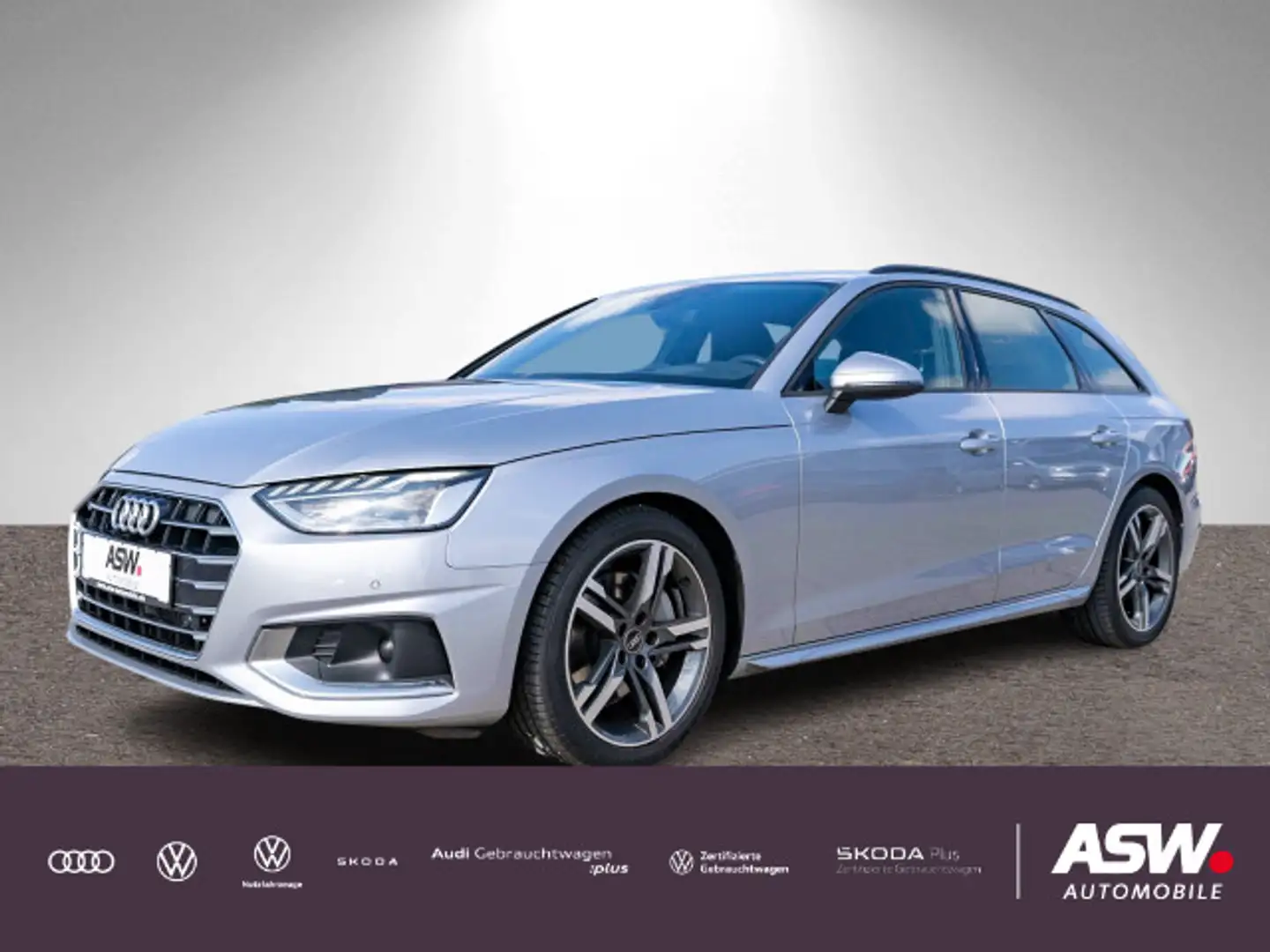 Audi A4 advanced 40TDI Stronic LED Navi RFK HUD Silber - 1