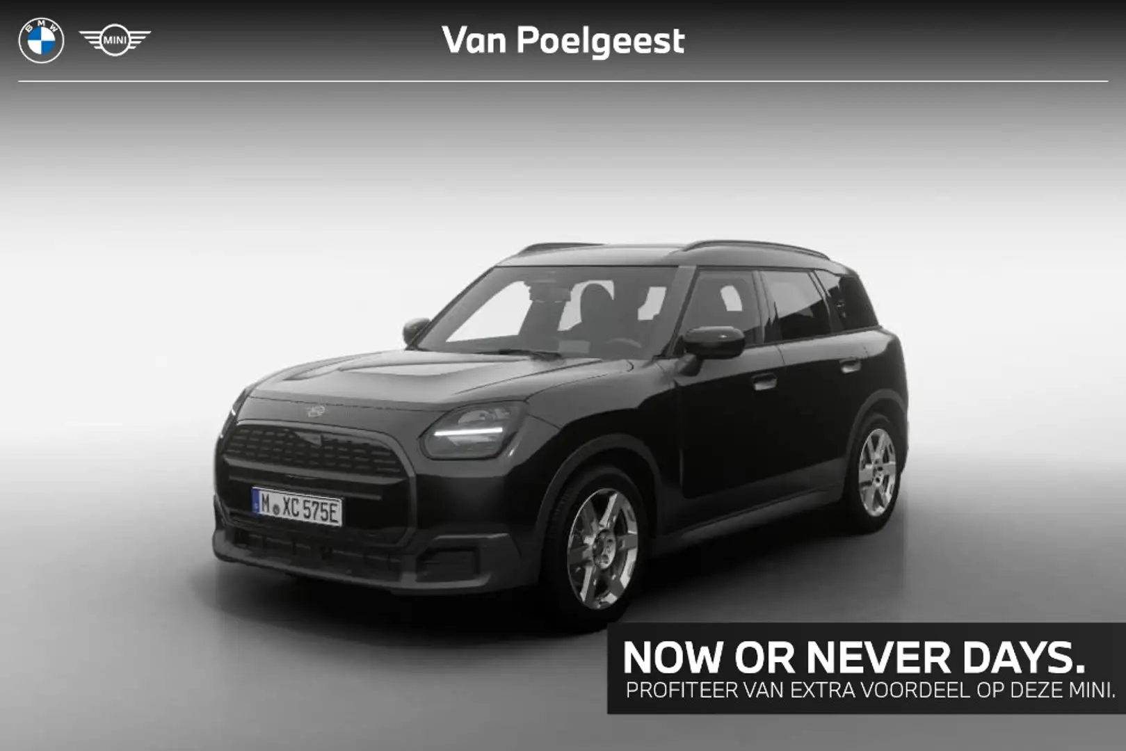 MINI Countryman E Blackyard | Now or Never Days Zwart - 1