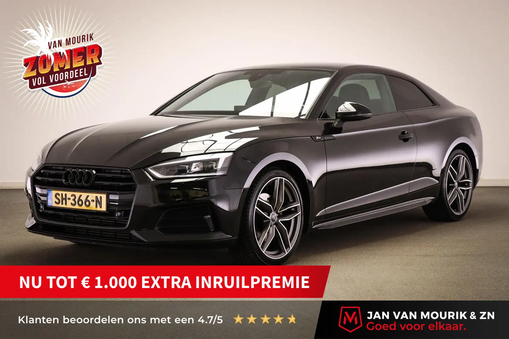 Audi A5 Coupé 2.0 TFSI ultra Design Pro Line Plus | VIRTUA Zwart - 1