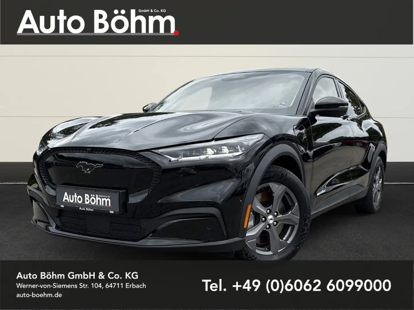 Ford Mustang Mach-E Basis B&O+ACC+360+El-Heck+LED+AHK+Navi Zwart - 1