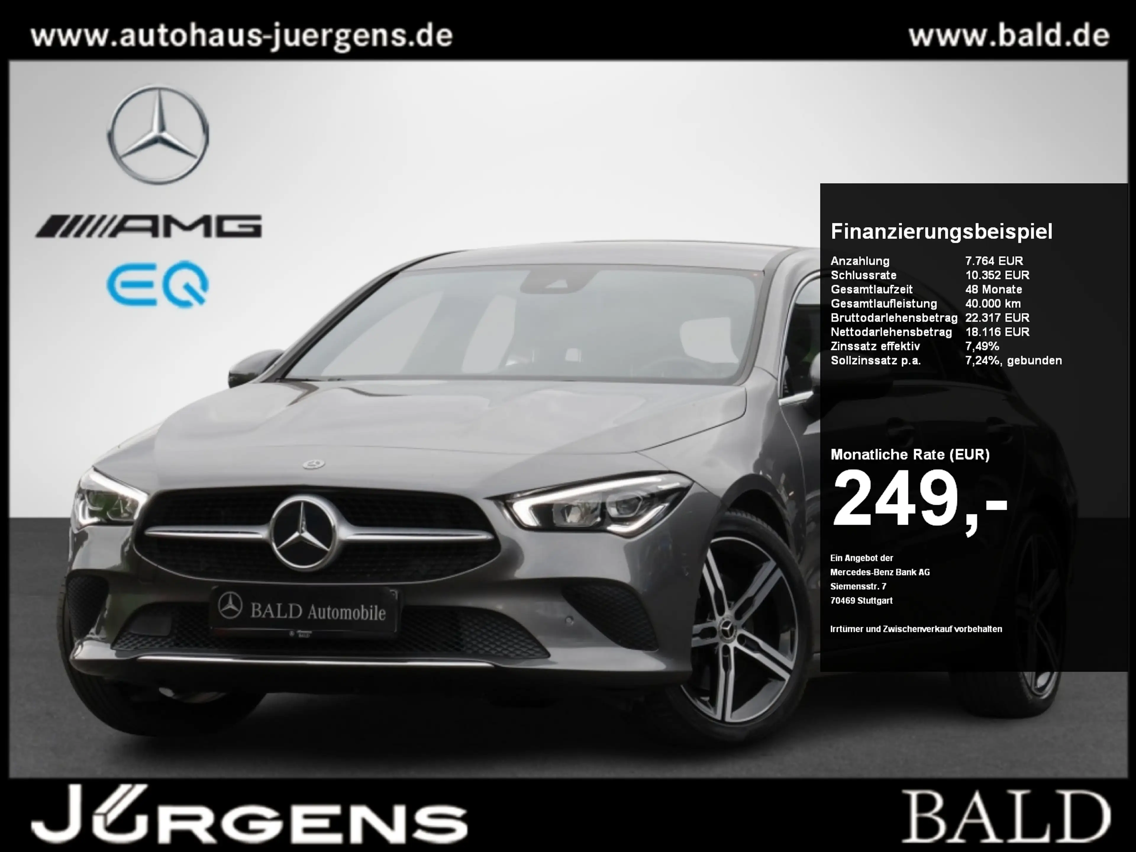 Mercedes-Benz CLA 220 d SB Progressive/AHK/StdHz/LED/Shz/Navi