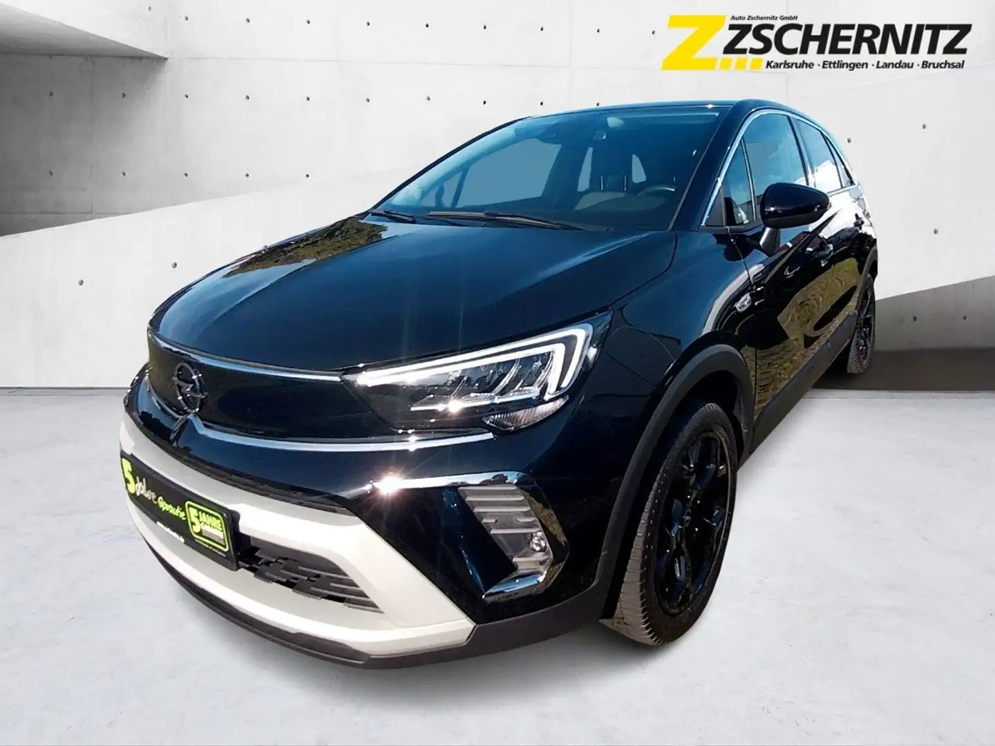 Opel Crossland 1.2 Turbo Elegance AHK+LED+SHZ+2xKlima Schwarz - 1