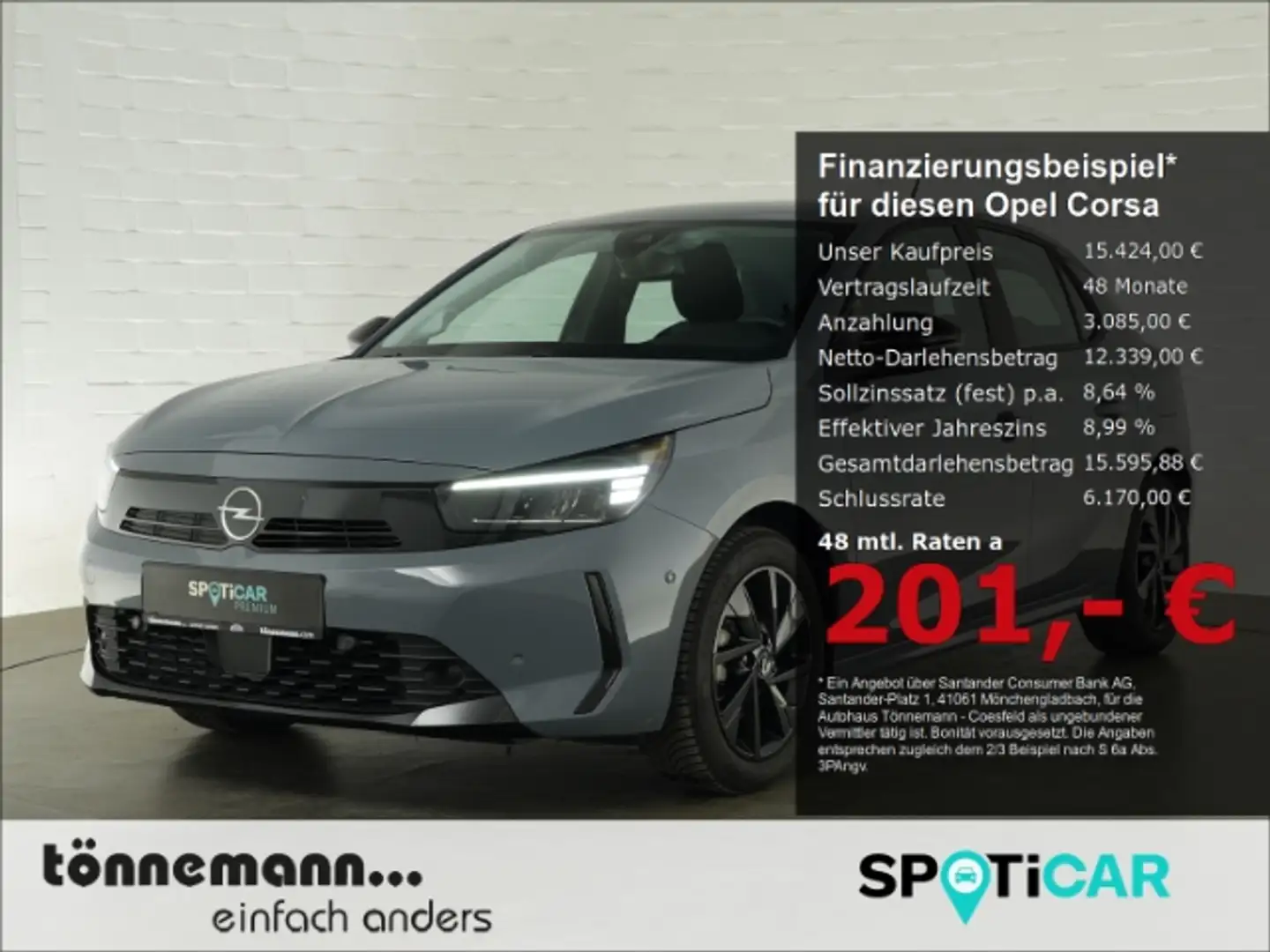 Opel Corsa F FACELIFT+LED+RÜCKFAHRKAMERA+SITZHEIZUNG+LENKRADH Grau - 1