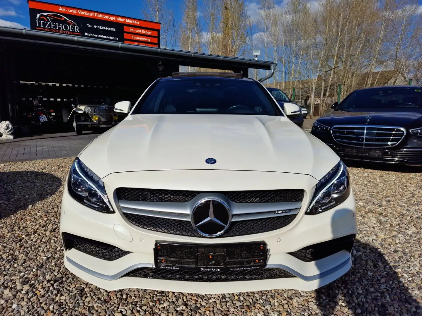 Mercedes-Benz C 63 AMG * PANO*BURMEISTER*HUD*8-Fach Bereift Blanc - 2