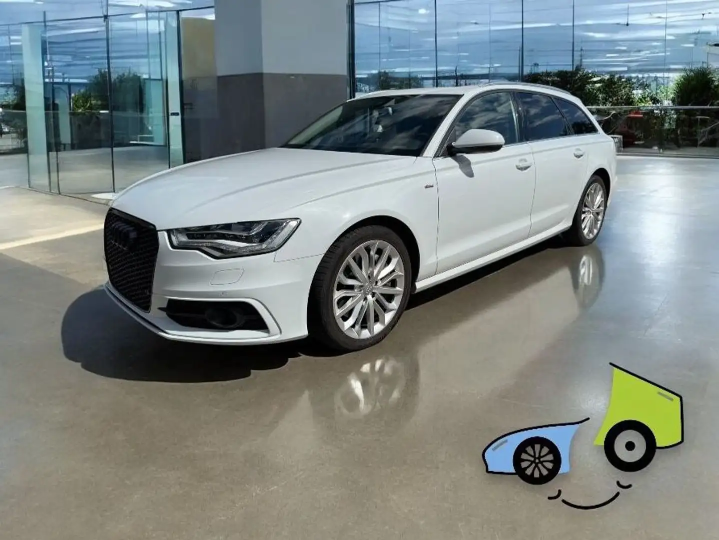 Audi A6 Avant 3.0 TDI quattro Kamera/Memory/Navi Weiß - 1