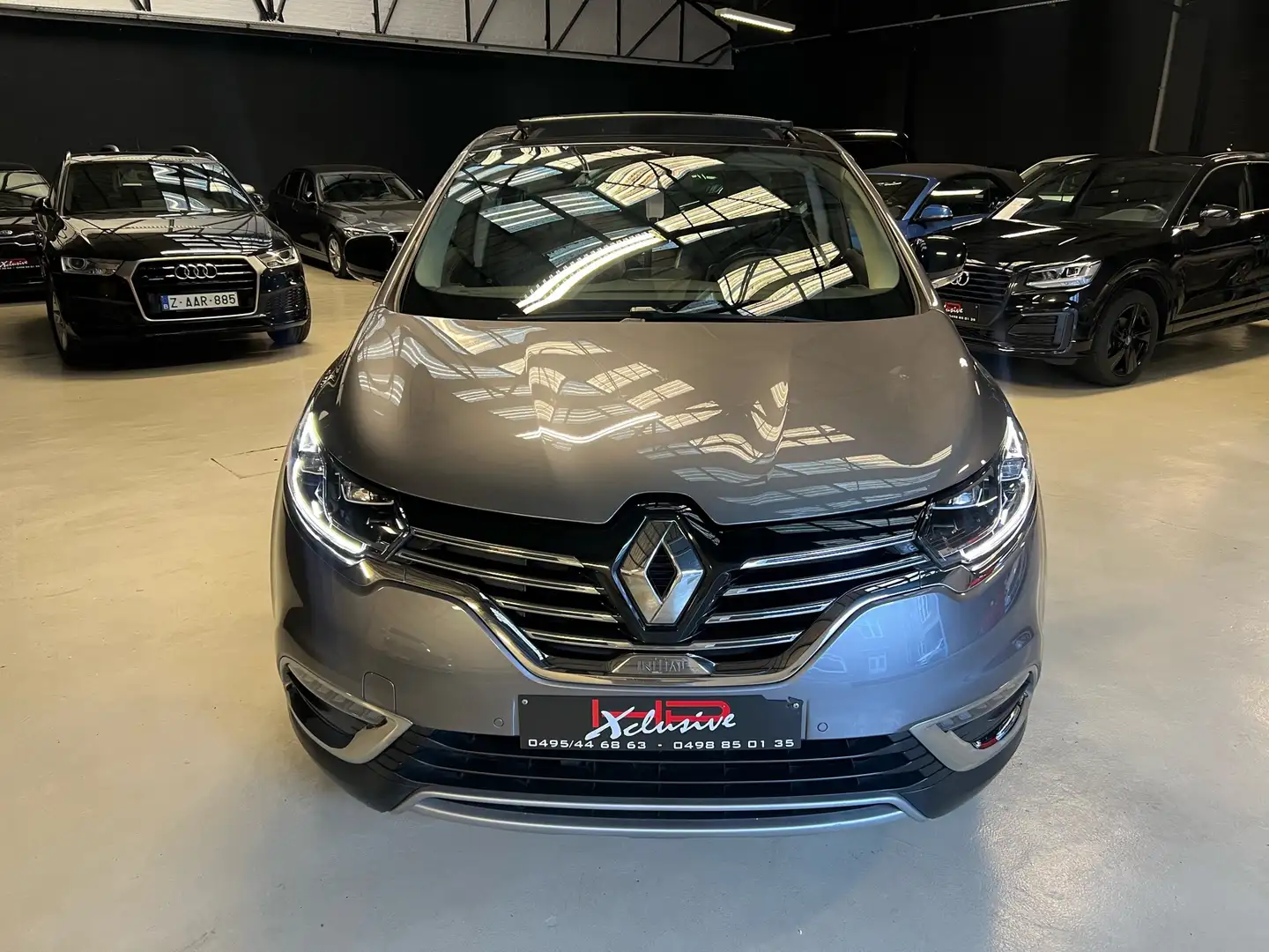 Renault Espace 1.6 dCi Initiale *7PL*AUTO*PANO OUVRANT!*AUTO*CAM* Gris - 2