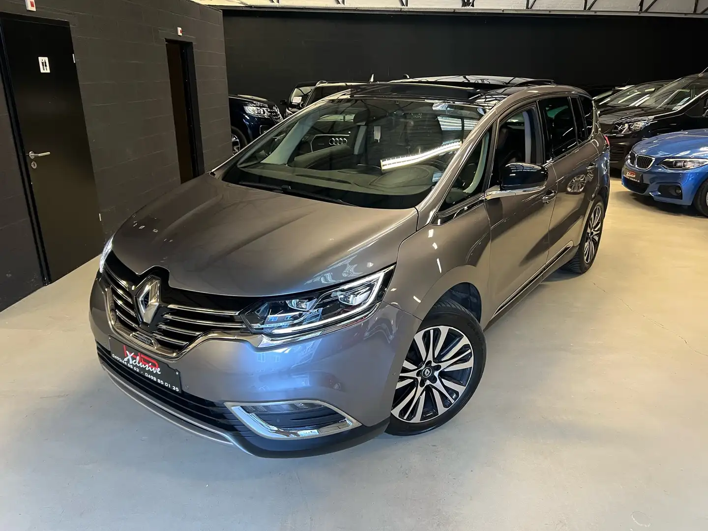 Renault Espace 1.6 dCi Initiale *7PL*AUTO*PANO OUVRANT!*AUTO*CAM* Gris - 1
