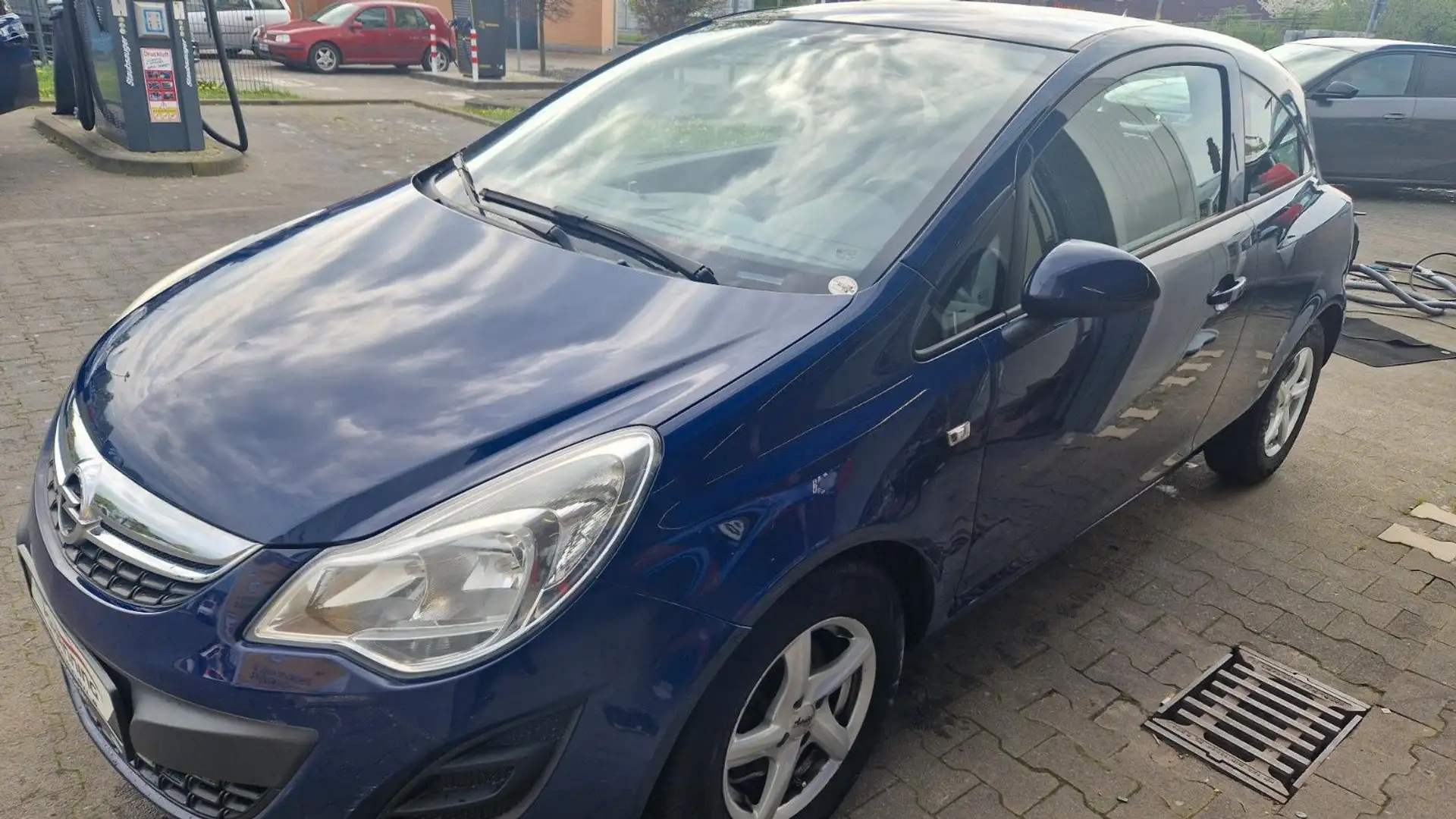 Opel Corsa D Blau - 1