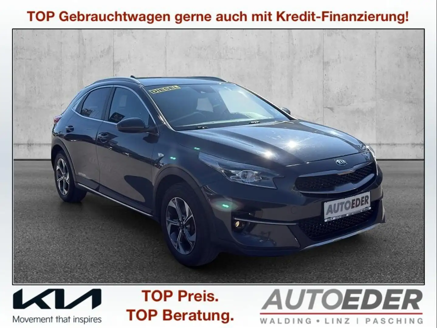 Kia XCeed Xceed 1,6 CRDI SCR Silber Grau - 1
