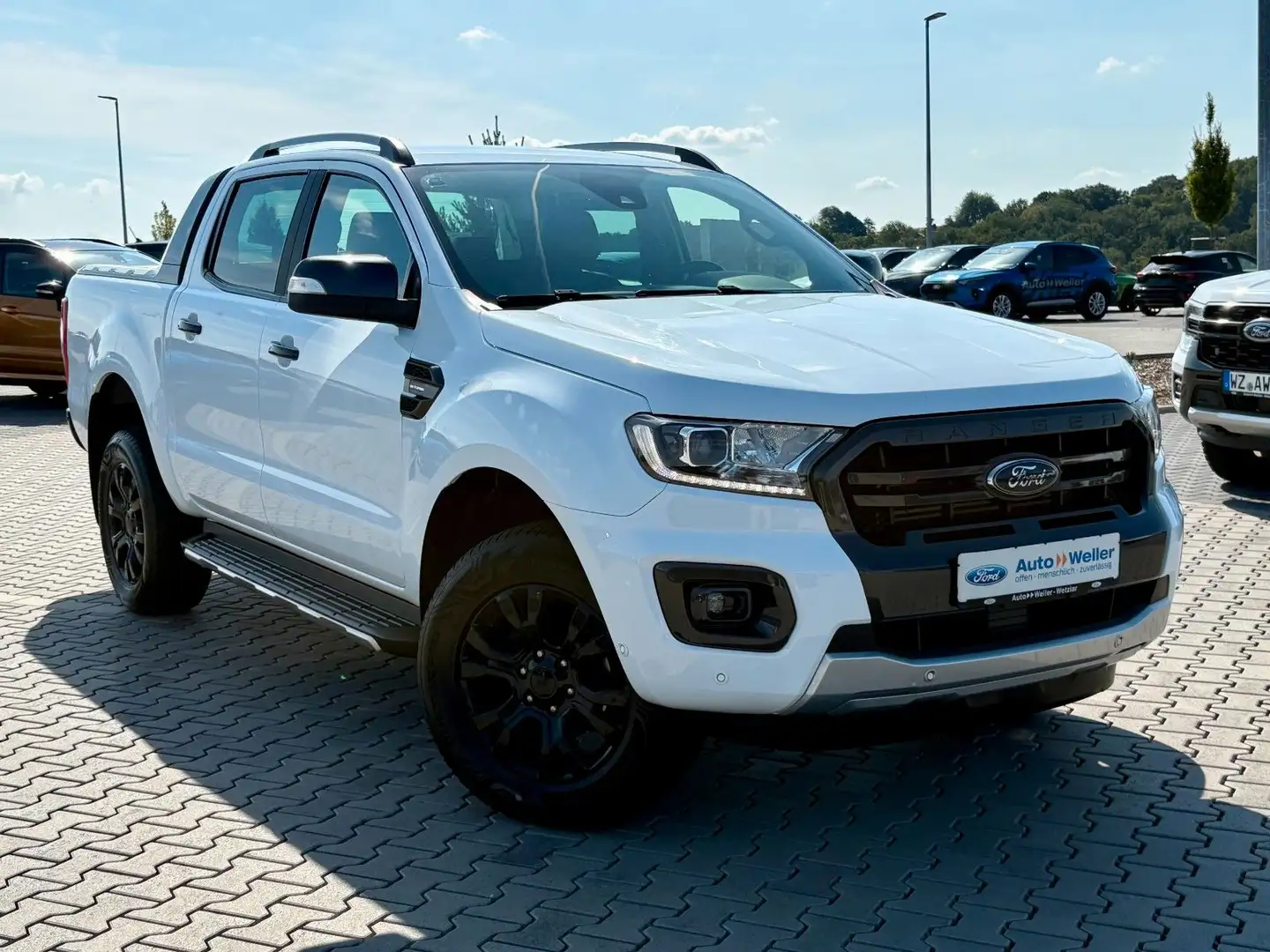 Ford Ranger Wildtrak DOKA 4x4 2.0 TDCi Rollo ACC Blanc - 2