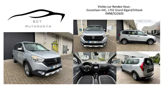 Dacia Lodgy Stepway 1.3 TCe 131CV 7 Places GPS Bluethhot Caméra + Capteurs * Garantie 12 Mois *