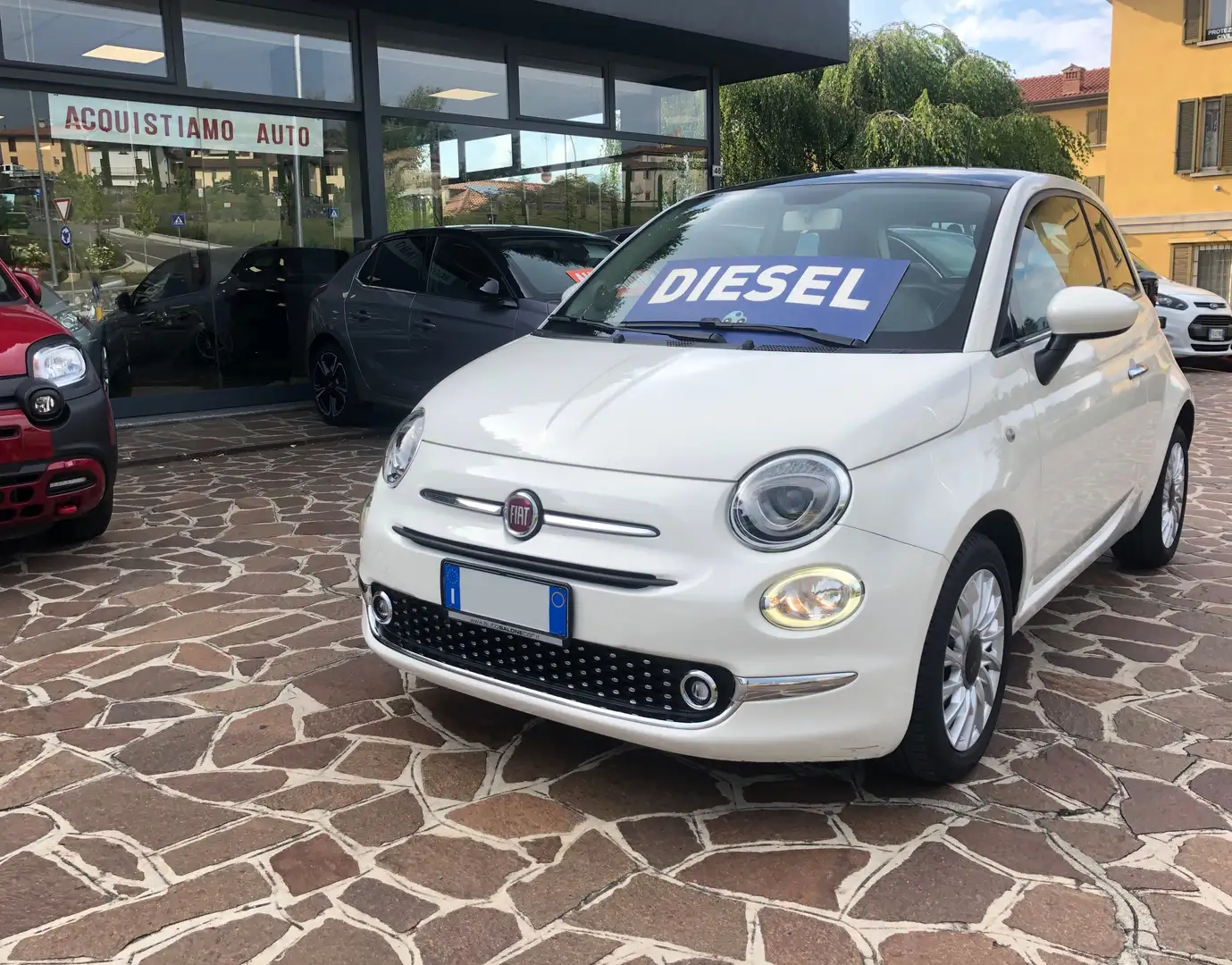 Fiat 500 500 III 2015 1.3 mjt Lounge 95cv Bianco - 1