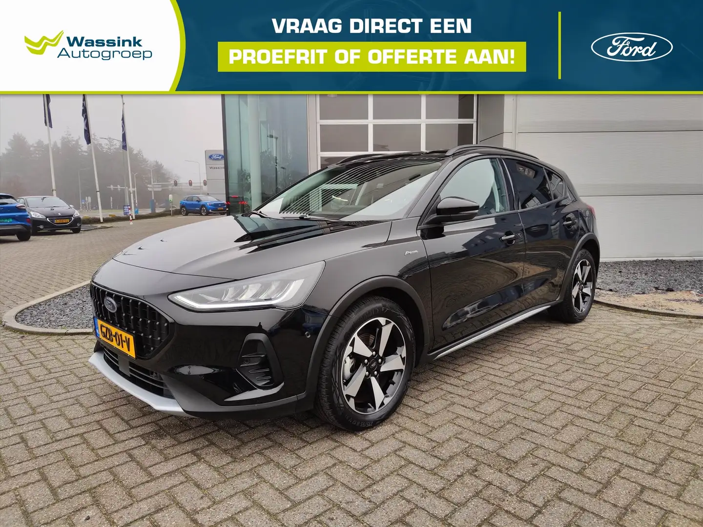 Ford Focus 1.0 EcoBoost Hybrid 155pk Powershift Active X | Au Zwart - 1