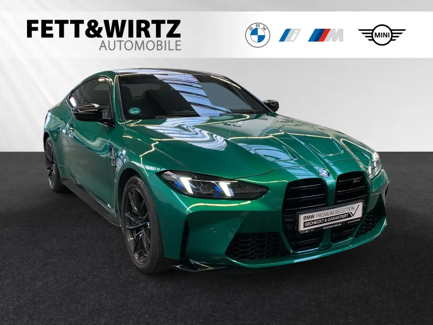 BMW M4 Competition Coupé CarbonSchalens.|Head-Up Grün - 1