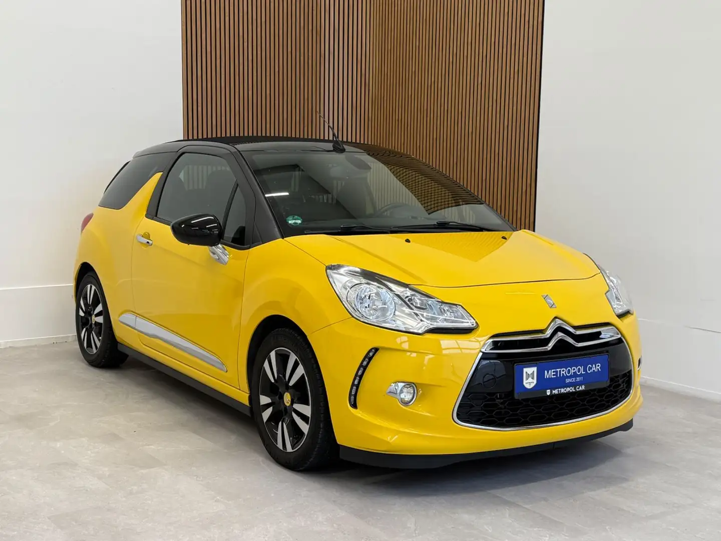 Citroen DS3 Cabrio 1.6 VTi PDC/TEMP/ZV/LMF+GARANTIE Žlutá - 1