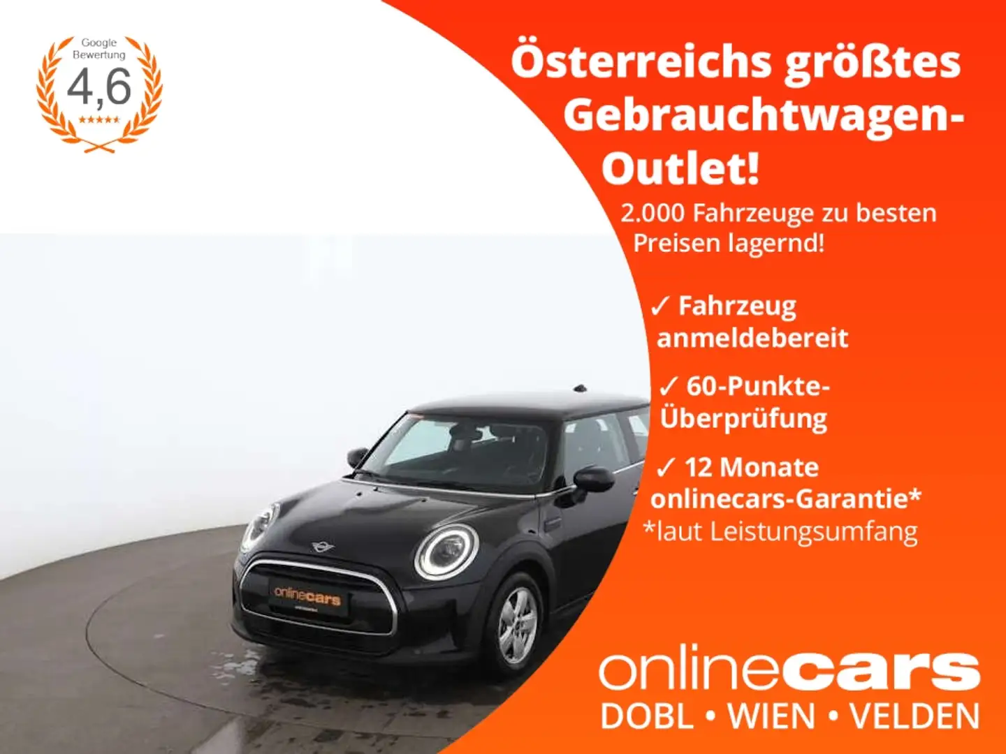 MINI Cooper Essential 1.5 Aut LED NAVI TEMP KLIMA PDC Nero - 1